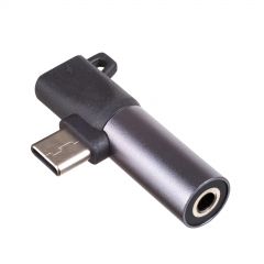 Adaptor AK-AD-62 USB type C / USB type C / Jack 3.5mm