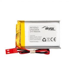 Baterie Li-Po LP653454 Akyga AKY0563 3.7V / 1400mAh PCM JST 2-Pin Conector 150mm