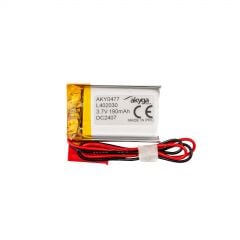 Baterie Li-Po LP402030 Akyga AKY0477 3.7V / 190mAh PCM JST 2-Pin Conector 150mm