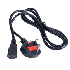 Cablu de alimentare PC IEC C13 / UK BS 1363 1.5m AK-AG-01A
