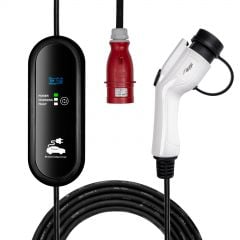 Кабел за електрически автомобили AK-EC-24 CEE 5pin / GB/T LCD 3-faze 32A 22kW 5m