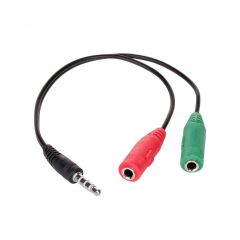 Cablul MiniJack / MiniJack x2 AK-AV-08 15cm