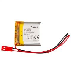 Baterie Li-Po LP753636 Akyga AKY0658 3.7V / 1000mAh PCM JST 2-Pin Conector 150mm