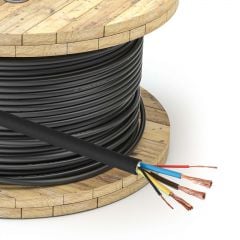 Cablu de alimentare EVC Akyga AK-SC-E24 CU 3x6mm² + 2x0.75mm² monofazat 32A 450/750V pe metru