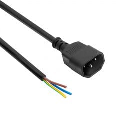 Cablu de alimentare C14 AK-OT-08C CU 3x1mm² 1m