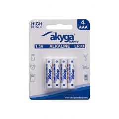 Baterie alcalină AAA LR03 Akyga AKY1971 1.5V / 1300mAh 4pcs