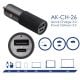 additional_image Încărcător USB pentru mașină AK-CH-26 USB-A + USB-C PD 5-20V / max. 5A 100W Quick Charge 3.0 GaN