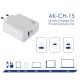 additional_image Încărcător AK-CH-15 USB-A + USB-C PD 5-20V / max. 3.25A 65W Quick Charge 3.0