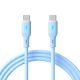 main_image Cablu USB type C / USB type C 1m AK-USB-68 60W Silicon Albastru